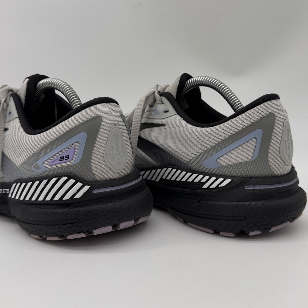 Brooks Adrenaline GTS Men’s Running Shoes in Light Gray and Black - Picture 10 of 16